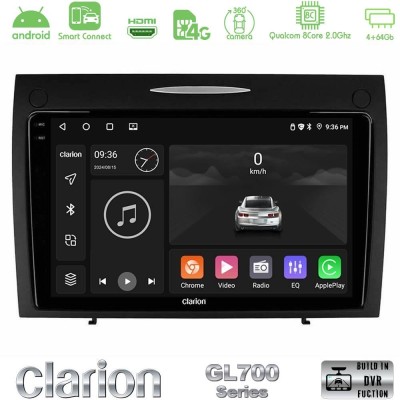 Clarion GL700 QUALCOMM Series 8Core Android ClarionOS 4+64GB Mercedes SLK Class Navigation Multimedia Tablet 9
