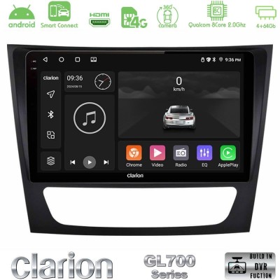 Clarion GL700 QUALCOMM Series 8Core Android ClarionOS 4+64GB Mercedes E Class / CLS Class Navigation Multimedia Tablet 9