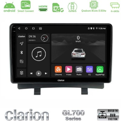 Clarion GL700 QUALCOMM Series 8Core Android ClarionOS 4+64GB Opel Zafira Navigation Multimedia Tablet 9