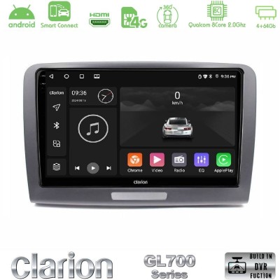 Clarion GL700 QUALCOMM Series 8Core Android ClarionOS 4+64GB Skoda Superb 2008-2015 Navigation Multimedia Tablet 9