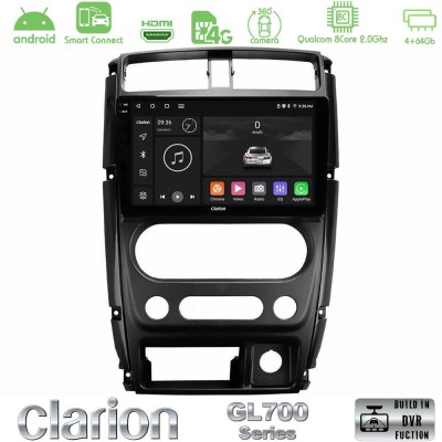 Clarion GL700 QUALCOMM Series 8Core Android ClarionOS 4+64GB Suzuki Jimny 2007-2017 Navigation Multimedia Tablet 9