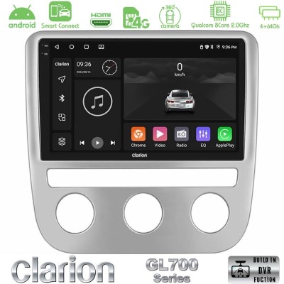 Clarion GL700 QUALCOMM Series 8Core Android ClarionOS 4+64GB VW Scirocco / Eos Navigation Multimedia Tablet 9