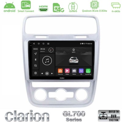 Clarion GL700 QUALCOMM Series 8Core Android ClarionOS 4+64GB VW Scirocco 2014 – 2017 Navigation Multimedia Tablet 9