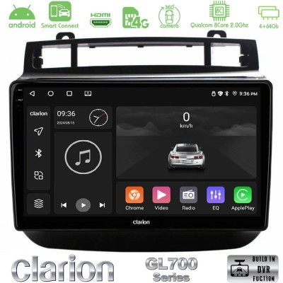Clarion GL700 QUALCOMM Series 8Core Android ClarionOS 4+64GB VW Touareg 2011-2018 Navigation Multimedia Tablet 9