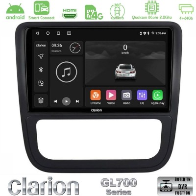 Clarion GL700 QUALCOMM Series 8Core Android ClarionOS 4+64GB VW Scirocco 2008-2014 Navigation Multimedia Tablet 9