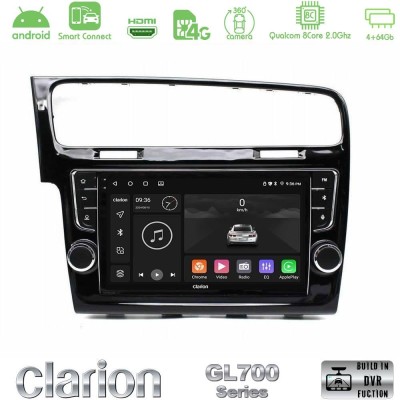 Clarion GL700 QUALCOMM Series 8Core Android ClarionOS 4+64GB VW GOLF 7 Navigation Multimedia Tablet 9