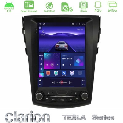 Clarion GL300 Tesla Series Android OS 8Core 4+64GB Toyota RAV4 2006-2012 Navigation Multimedia Tablet 9.7