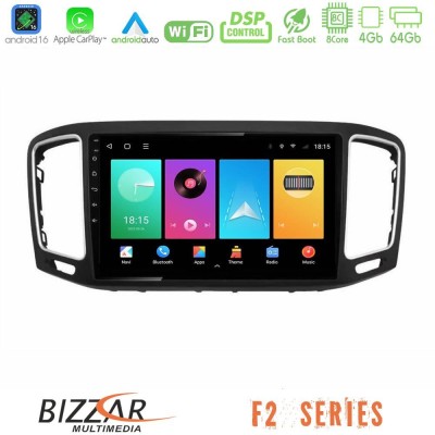 Bizzar F2 Series 8Core Android16 4+64GB VW Sharan 2015-2023 Navigation Multimedia Tablet 9