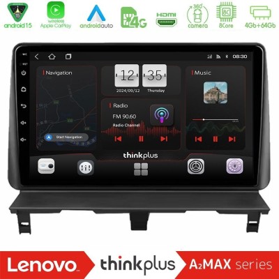 Lenovo Thinkplus A2MAX Series 8Core Android15 4+64GB Peugeot Partner / Citroën Berlingo 2002-2008 Navigation Multimedia Tablet 9