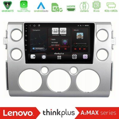 Lenovo Thinkplus A2MAX Series 8Core Android15 4+64GB Toyota FJ 2007-2014 Navigation Multimedia Tablet 9