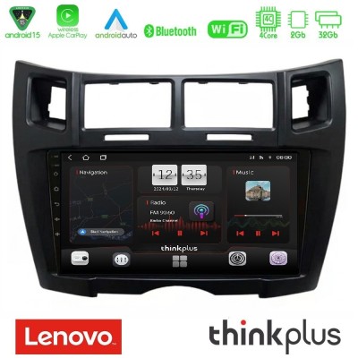 Lenovo Thinkplus Series 4Core Android15 2+32GB  Toyota Yaris Navigation Multimedia Tablet 9