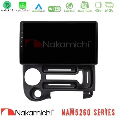 Nakamichi NAM5260 Series 4Core Android13 4+64GB Hyundai Atos 1997 – 2010 Navigation Multimedia Tablet 9