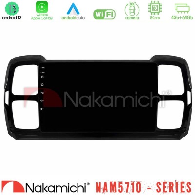 Nakamichi NAM5710 Series 8Core Android13 4+64GB  Citroen DS5 Aircross 2017-2021 Navigation Multimedia Tablet 9