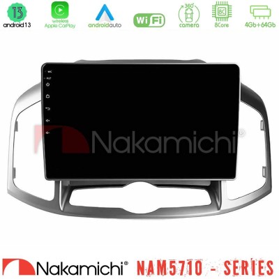 Nakamichi NAM5710 Series 8Core Android13 4+64GB  Chevrolet Captiva 2012-2016 Navigation Multimedia Tablet 9