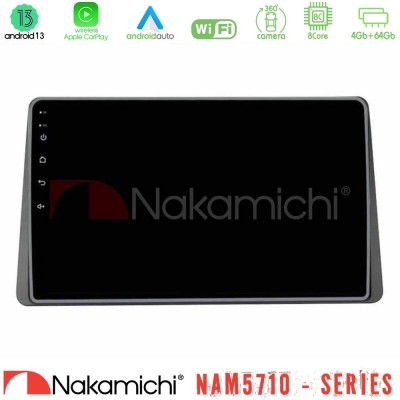 Nakamichi NAM5710 Series 8Core Android13 4+64GB  Dacia Duster 2023-2024 Navigation Multimedia Tablet 10