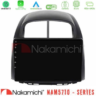 Nakamichi NAM5710 Series 8Core Android13 4+64GB  Daihatsu Sirion/Subaru Justy Navigation Multimedia Tablet 10