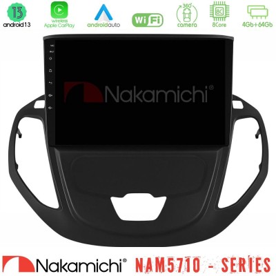 Nakamichi NAM5710 Series 8Core Android13 4+64GB  Ford Courier 2015-2023 Navigation Multimedia Tablet 9