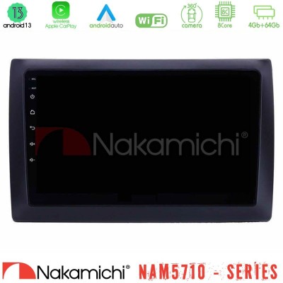 Nakamichi NAM5710 Series 8Core Android13 4+64GB  Fiat Stilo Navigation Multimedia Tablet 9