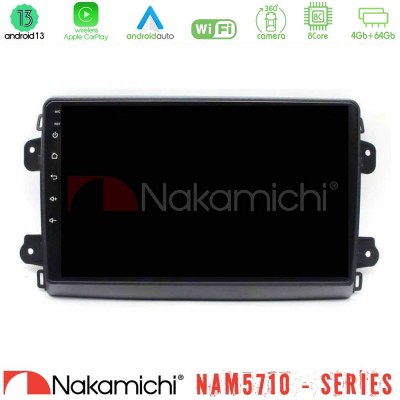 Nakamichi NAM5710 Series 8Core Android13 4+64GB Citroen/Fiat/Opel Navigation Multimedia Tablet 9