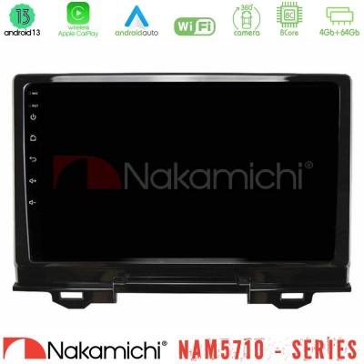 Nakamichi NAM5710 Series 8Core Android13 4+64GB  Honda HR-V 2021-> Navigation Multimedia Tablet 9