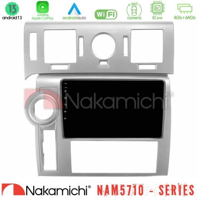 Nakamichi NAM5710 Series 8Core Android13 4+64GB  Hummer H2 2008-2009 Navigation Multimedia Tablet 9