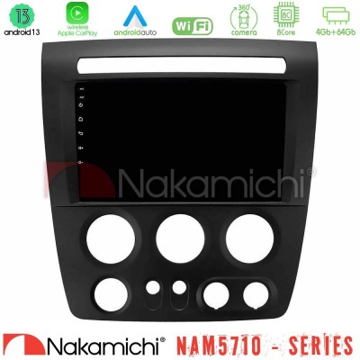 Nakamichi NAM5710 Series 8Core Android13 4+64GB  Hummer H3 2005-2009 Navigation Multimedia Tablet 9