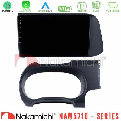 Nakamichi NAM5710 Series 8Core Android13 4+64GB  Hyundai i10 Navigation Multimedia Tablet 9