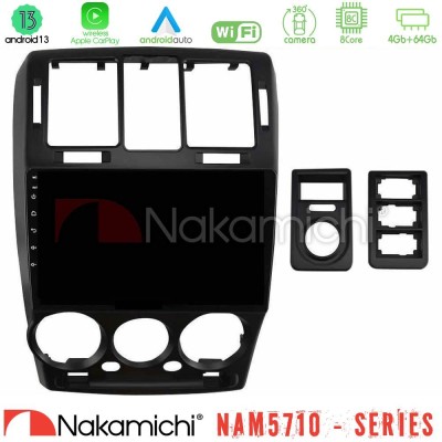 Nakamichi NAM5710 Series 8Core Android13 4+64GB  Hyundai Getz 2002-2009 Navigation Multimedia Tablet 9