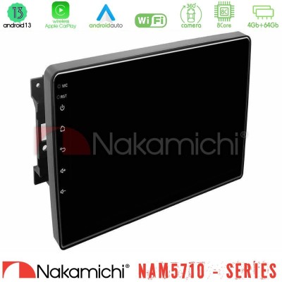 Nakamichi NAM5710 Series 8Core Android13 4+64GB  Chrysler / Dodge / Jeep Navigation Multimedia Tablet 10