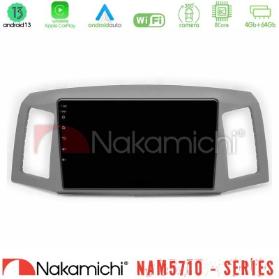 Nakamichi NAM5710 Series 8Core Android13 4+64GB  Jeep Grand Cherokee 2005-2007 Navigation Multimedia Tablet 10