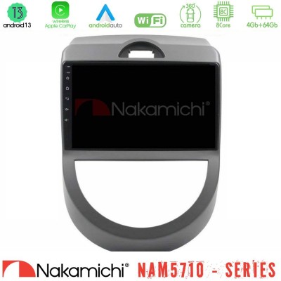 Nakamichi NAM5710 Series 8Core Android13 4+64GB Kia Soul 2009-2011 Navigation Multimedia Tablet 9