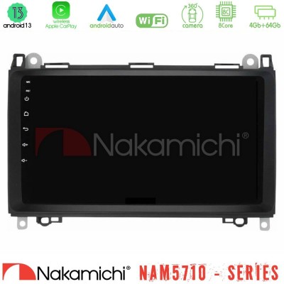Nakamichi NAM5710 Series 8Core Android13 4+64GB  Mercedes A/B/Vito/Sprinter Class Navigation Multimedia Tablet 9
