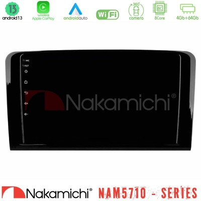 Nakamichi NAM5710 Series 8Core Android13 4+64GB  Mercedes ML/GL Class Navigation Multimedia Tablet 9