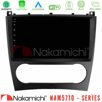Nakamichi NAM5710 Series 8Core Android13 4+64GB  Mercedes W203 Facelift Navigation Multimedia Tablet 9