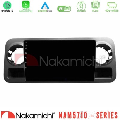 Nakamichi NAM5710 Series 8Core Android13 4+64GB  Mercedes Sprinter W907 Navigation Multimedia Tablet 10