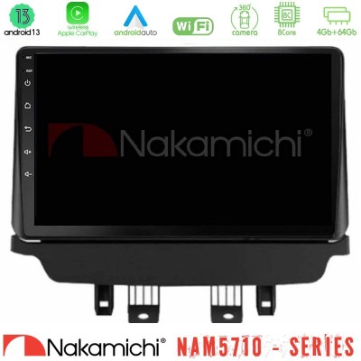 Nakamichi NAM5710 Series 8Core Android13 4+64GB  Mazda 2 2014-2021 Navigation Multimedia Tablet 9