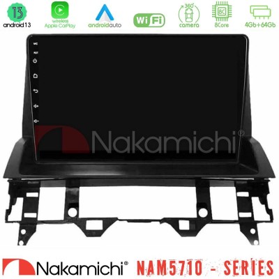Nakamichi NAM5710 Series 8Core Android13 4+64GB  Mazda6 2002-2006 Navigation Multimedia Tablet 9