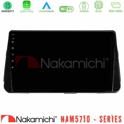 Nakamichi NAM5710 Series 8Core Android13 4+64GB  Nissan Micra K14 Navigation Multimedia Tablet 9