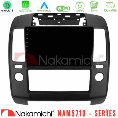 Nakamichi NAM5710 Series 8Core Android13 4+64GB  Nissan Navara Navigation Multimedia Tablet 9