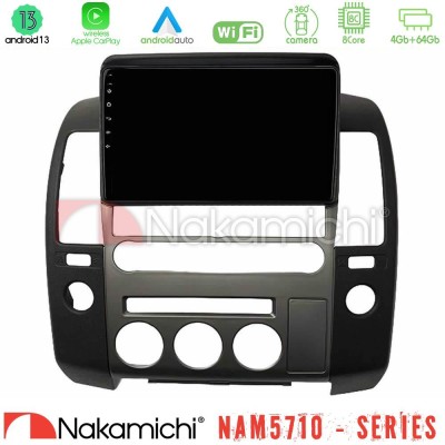 Nakamichi NAM5710 Series 8Core Android13 4+64GB   Nissan Navara D40 2006-2012 (με εργ.οθόνη) Navigation Multimedia Tablet 9