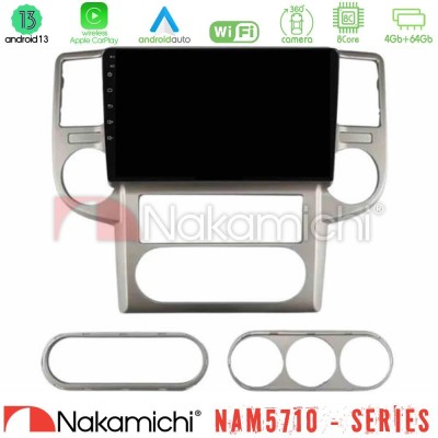 Nakamichi NAM5710 Series 8Core Android13 4+64GB  Nissan X-Trail 2003-2007 Navigation Multimedia Tablet 10