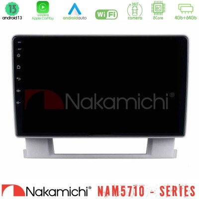 Nakamichi NAM5710 Series 8Core Android13 4+64GB  Opel Astra J 2010-2014 Navigation Multimedia Tablet 9