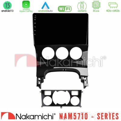 Nakamichi NAM5710 Series 8Core Android13 4+64GB  Peugeot 3008 AUTO A/C Navigation Multimedia Tablet 9