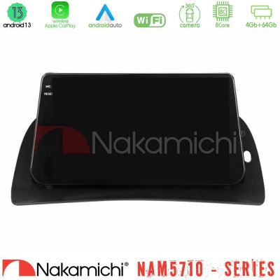 Nakamichi NAM5710 Series 8Core Android13 4+64GB  Renault Kangoo 2014-2018/Nissan NV250 2019 - 2022 Navigation Multimedia Tablet 9