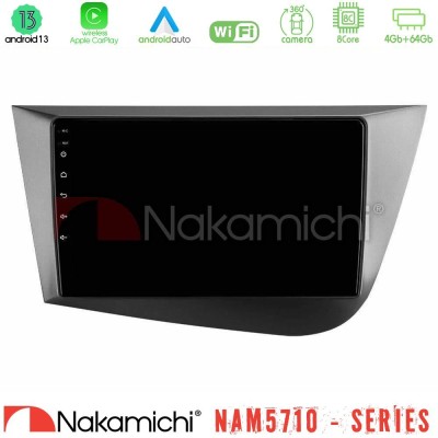 Nakamichi NAM5710 Series 8Core Android13 4+64GB  Seat Leon Navigation Multimedia Tablet 9