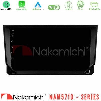 Nakamichi NAM5710 Series 8Core Android13 4+64GB  Seat Arona/Ibiza Navigation Multimedia Tablet 9