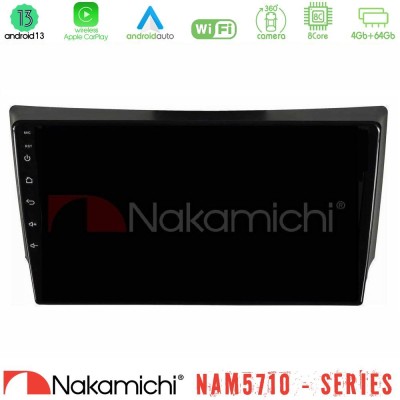 Nakamichi NAM5710 Series 8Core Android13 4+64GB Ssangyong Rexton 2002-2006 Navigation Multimedia Tablet 9