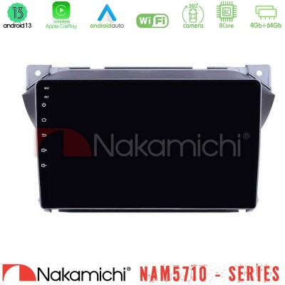 Nakamichi NAM5710 Series 8Core Android13 4+64GB  Suzuki Alto amp; Nissan Pixo Navigation Multimedia Tablet 9