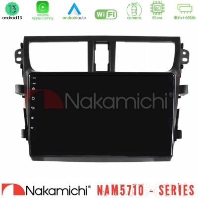 Nakamichi NAM5710 Series 8Core Android13 4+64GB  Suzuki Celerio 2014-2020 Navigation Multimedia Tablet 9