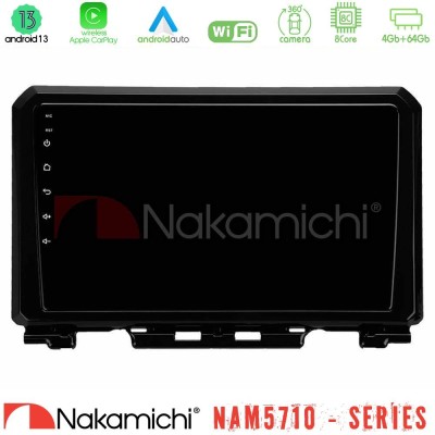 Nakamichi NAM5710 Series 8Core Android13 4+64GB  Suzuki Jimny 2018-2022 Navigation Multimedia Tablet 9